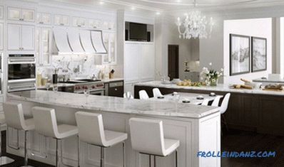 Cuisine blanche dans un intérieur - 41 photos idée de l’intérieur d’une cuisine en blanc classique