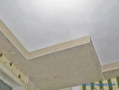 Comment faire une boîte de cloison sèche au plafond avec vos propres mains (+ photos, schémas)