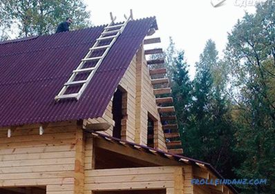 Toiture à pignon à faire soi-même - construction d'un toit à pignon + photo