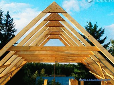 Toiture à pignon à faire soi-même - construction d'un toit à pignon + photo