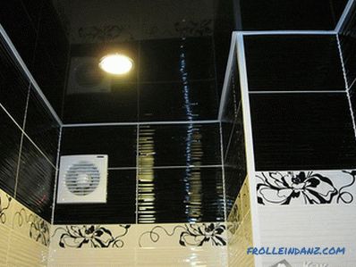 Conception de plafonds tendus dans la salle de bain