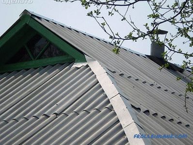 Comment bloquer l'ardoise du toit - installation