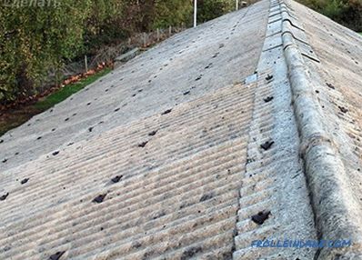 Comment bloquer l'ardoise du toit - installation