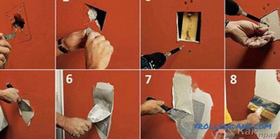 Réparation de plaques de plâtre - technique de réparation de plaques de plâtre