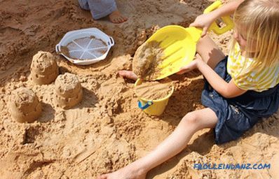 Bac à sable pour enfants avec leurs propres mains - photos et instructions