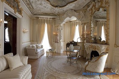 Style baroque à l'intérieur - Règles de conception et 40 idées de photo