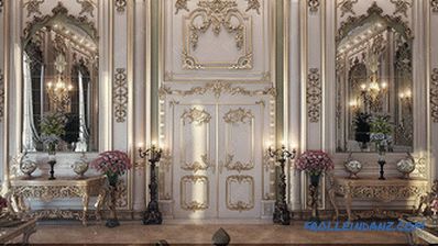 Style baroque à l'intérieur - Règles de conception et 40 idées de photo