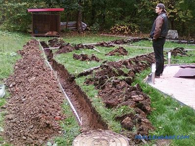 Installation de puits de drainage à faire soi-même
