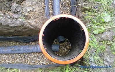 Installation de puits de drainage à faire soi-même