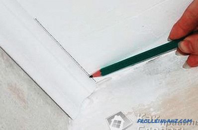 Comment couper un socle de plafond
