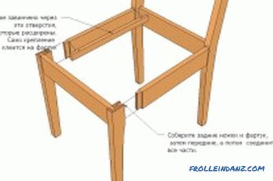 Chaise en bois faites-le vous-même: matériaux et outils