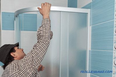 Installation d'une cabine de douche vous-même - instructions détaillées + photos
