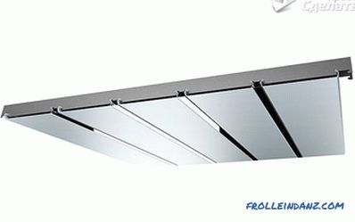 Plafond bricolage en aluminium - installation de plafonds à lattes