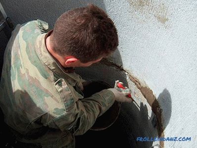 Imperméabilisation de fosse septique de béton
