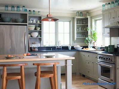 Comment faire une combinaison de couleurs à l'intérieur de la cuisine + 21 photo échantillon