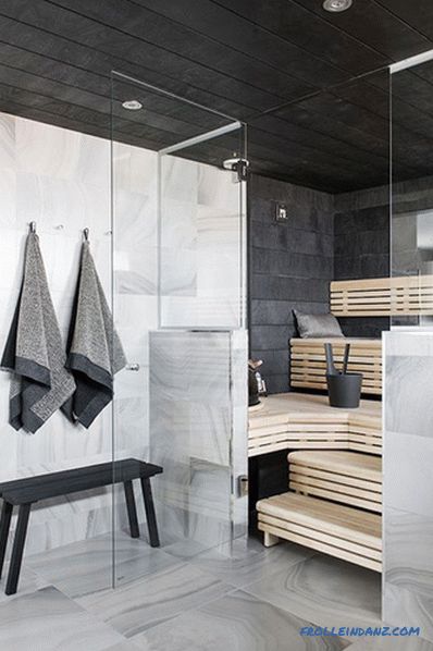 Salle de bain de style scandinave - Règles de conception et idées photo