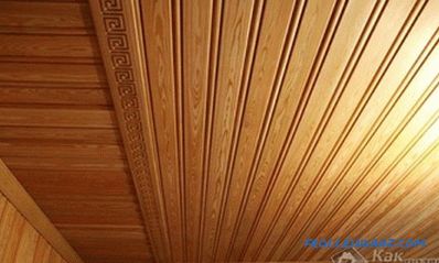 Plafond en bois faites-le vous-même - fabrication et design (+ photos)