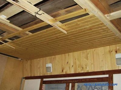 Plafond en bois faites-le vous-même - fabrication et design (+ photos)