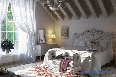 Design d'intérieur chambre à coucher provençale