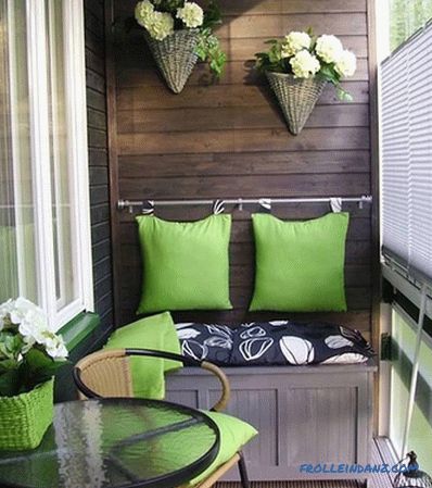 Comment faire un balcon de l'appartement avec vos propres mains (intérieur et extérieur) + photo