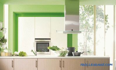 Couleur pistache à l'intérieur - cuisine, salon ou chambre à coucher et combinaison avec d'autres couleurs