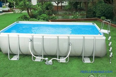 Petite piscine à faire soi-même - technologie de construction