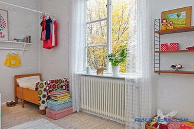 Chambre d'enfant dans le style scandinave