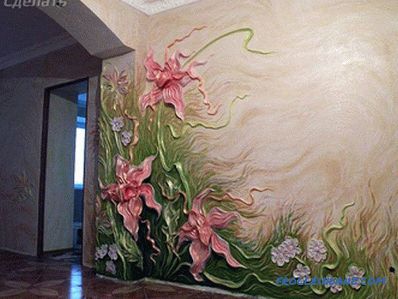 Les murs de plâtre décoratifs faites-le vous-même + photo, vidéo