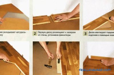 Instructions pour la pose du plancher: outils, matériaux, technologie