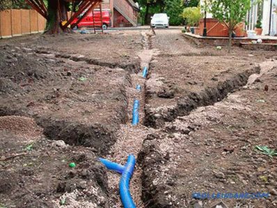 Drainage de la fondation avec leurs propres mains - comment protéger la fondation en utilisant le drainage