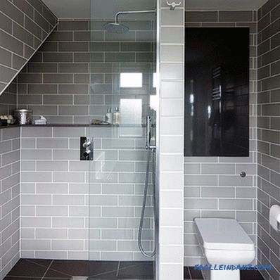 Conception d'une petite salle de bain - recommandations et idées avec photos
