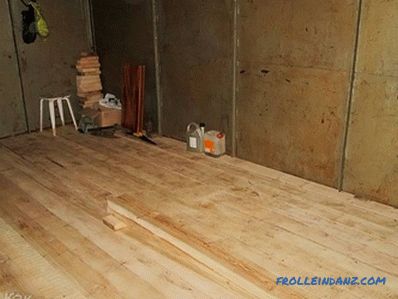 Comment faire un plancher de bois dans le garage avec leurs propres mains