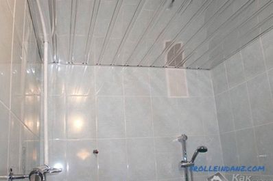 Comment faire un plafond suspendu dans la salle de bain