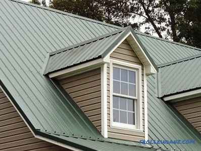 Comment couvrir soi-même le toit avec un profilé métallique