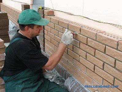 Poser des briques de parement avec vos propres mains