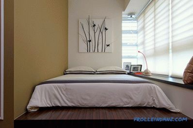 Le design intérieur d'une petite chambre à coucher - recommandations et 70 idées d'inspiration